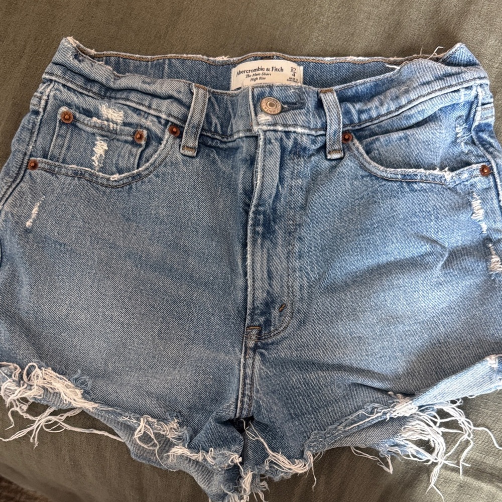 Abercrombie & Fitch Blue Denim Shorts